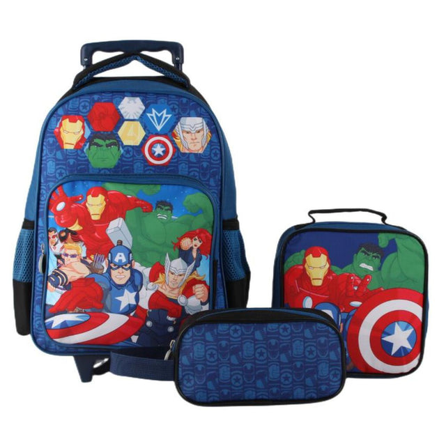 Pack 3 Piezas Mochila Escolar Superhéroes Niños Set Completo

Haz que el regreso a clases sea emocionante con este set vibrante. ¡Compra ahora y sorprende a tu pequeño héroe!-1