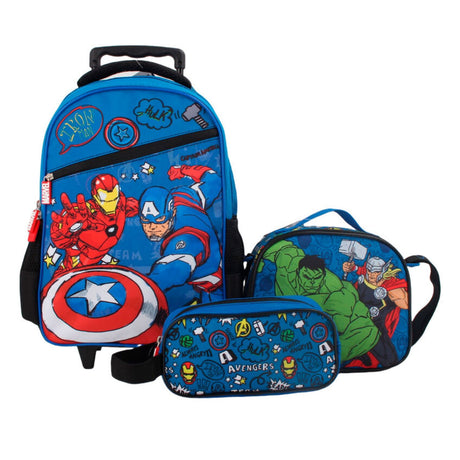 Pack 3 Piezas Mochila Escolar Superhéroes Niños Resistente

Haz que tus hijos disfruten de la escuela con estilo y organización. ¡Compra ahora y sorpréndelos con este divertido pack!-1