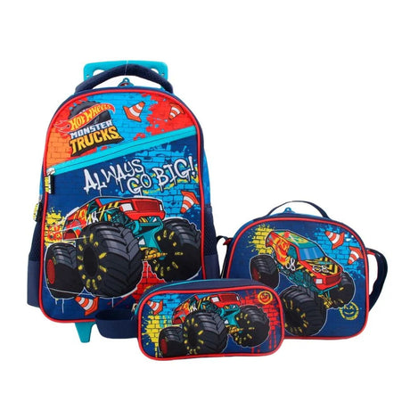 Pack 3 Piezas Mochila Lonchera Estuche Camiones Niños

Haz que tus hijos disfruten de la escuela con este colorido pack. ¡Compra ahora y dale un toque divertido a su día a día!-1