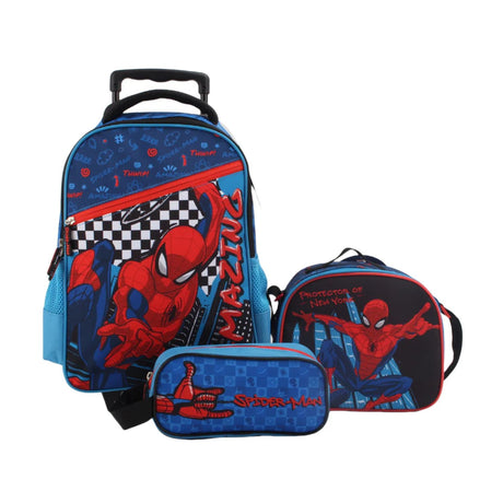 Pack 3 Piezas Mochila Escolar Infantil Superhéroe Azul Rojo

Haz que tus hijos disfruten de la escuela con estilo y comodidad. ¡Compra ahora y sorpréndelos con este divertido pack!-1