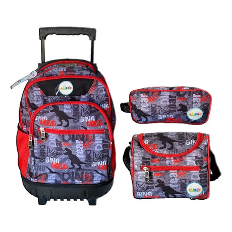 Pack 3 Piezas Dinosaurio Escolar Mochila Lonchera Estuche

Haz que el regreso a clases sea divertido y práctico. Consigue el pack ideal para tus pequeños aventureros y ordena ahora.-1