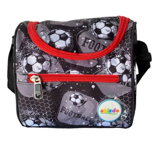Pack 3 Piezas Mochila Escolar Ruedas Estuche Lonchera Fútbol