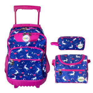 Pack 3 Piezas Mochila Escolar Unicornio Azul Rosa Niños

Haz que la vuelta al cole sea divertida y organizada. ¡Compra ahora y sorprende a tus pequeños con este encantador set escolar!-1