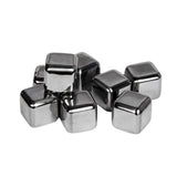 Pack 8 Cubos Enfriadores Bebidas Reutilizables Acero Cocina