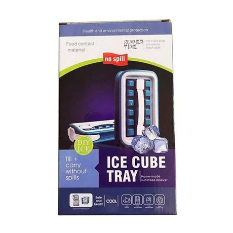 Bandeja Cubos Hielo Antiderrame Reutilizable Cocina Practica Disfruta de hielo sin derrames y facilita tus bebidas. Compra ahora y mejora tu experiencia.-1-1