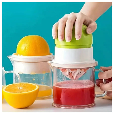 Exprimidor Manual Jugo Cítricos Transparente Verde Cocina Disfruta de jugos frescos y saludables en casa. Compra ahora y mejora tu cocina.-2-1