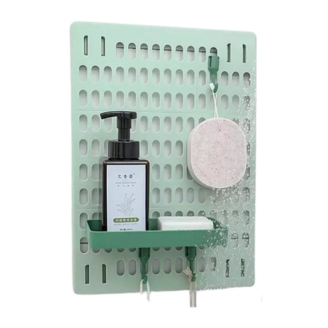 Rejilla Soporte Plástico Baño Verde Rectangular Durable