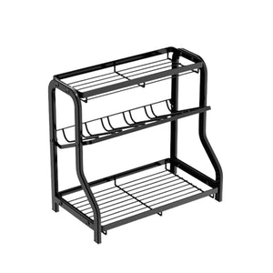 Estante Cocina Metálico Organizador Botellas y Utensilios Maximiza tu espacio y organiza tu cocina de manera eficiente. Descubre cómo hoy mismo.-1-1