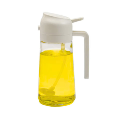Dispensador Aceite Tapa Blanca Cocina Moderna Plastica 500ml Organiza tu cocina con estilo y funcionalidad. Descubre más y mejora tu espacio hoy.-1-1