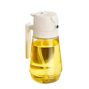 Dispensador Aceite Tapa Blanca Cocina Moderna Plastica 500ml Organiza tu cocina con estilo y funcionalidad. Descubre más y mejora tu espacio hoy.-2-1