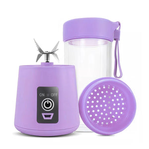 Licuadora Portátil Recargable Vaso Mezclador Personal 380ml Disfruta de batidos frescos en cualquier lugar. Compra la tuya y mejora tu estilo de vida.-2-1