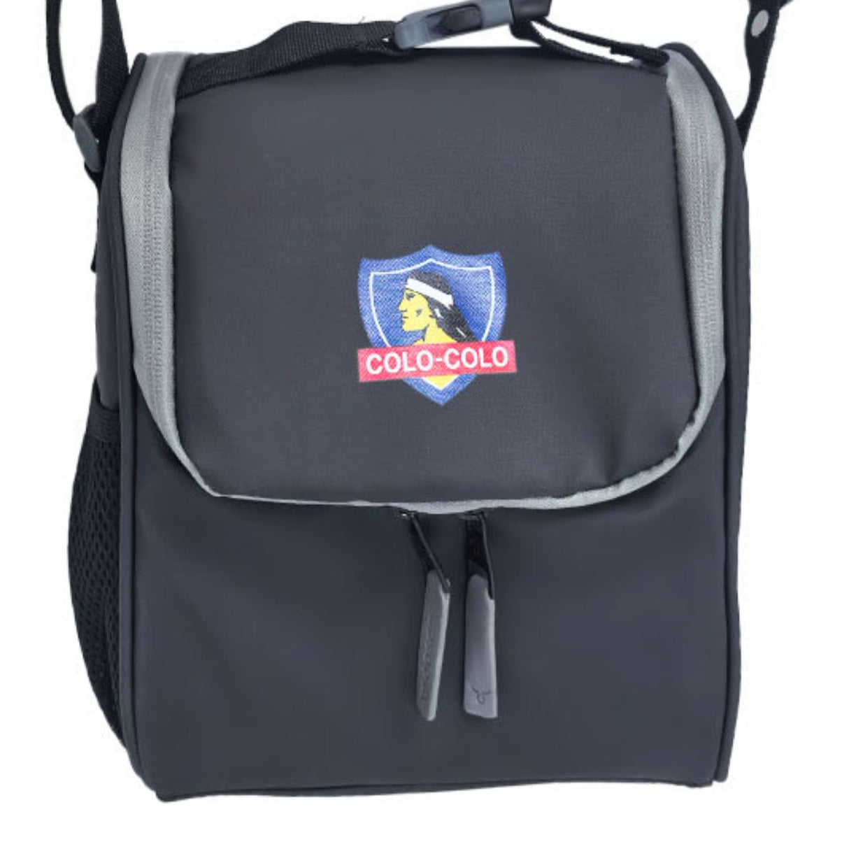 Bolso Deportivo Negro Colo Colo Compartimentos Ajustables ¡Haz tu pedido ahora y lleva tu pasión por Colo Colo a todas partes!-1-3