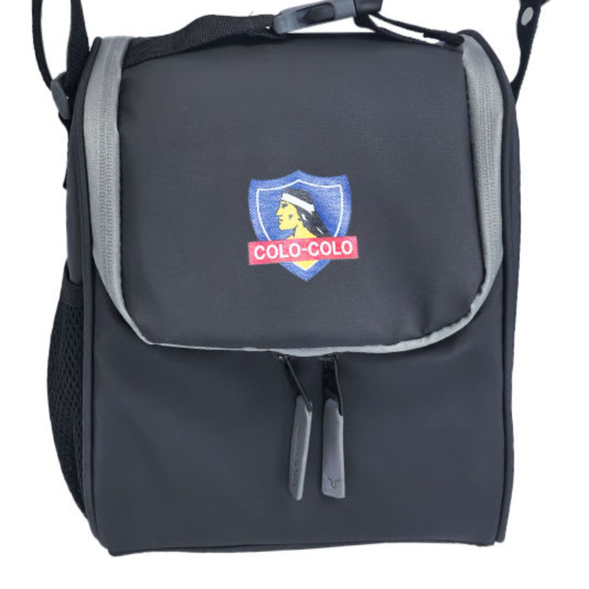 Bolso Deportivo Negro Colo Colo Compartimentos Ajustables ¡Haz tu pedido ahora y lleva tu pasión por Colo Colo a todas partes!-3