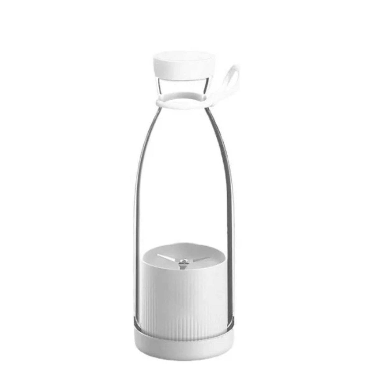 Botella Portátil Licuadora Recargable USB 380ml Blanca