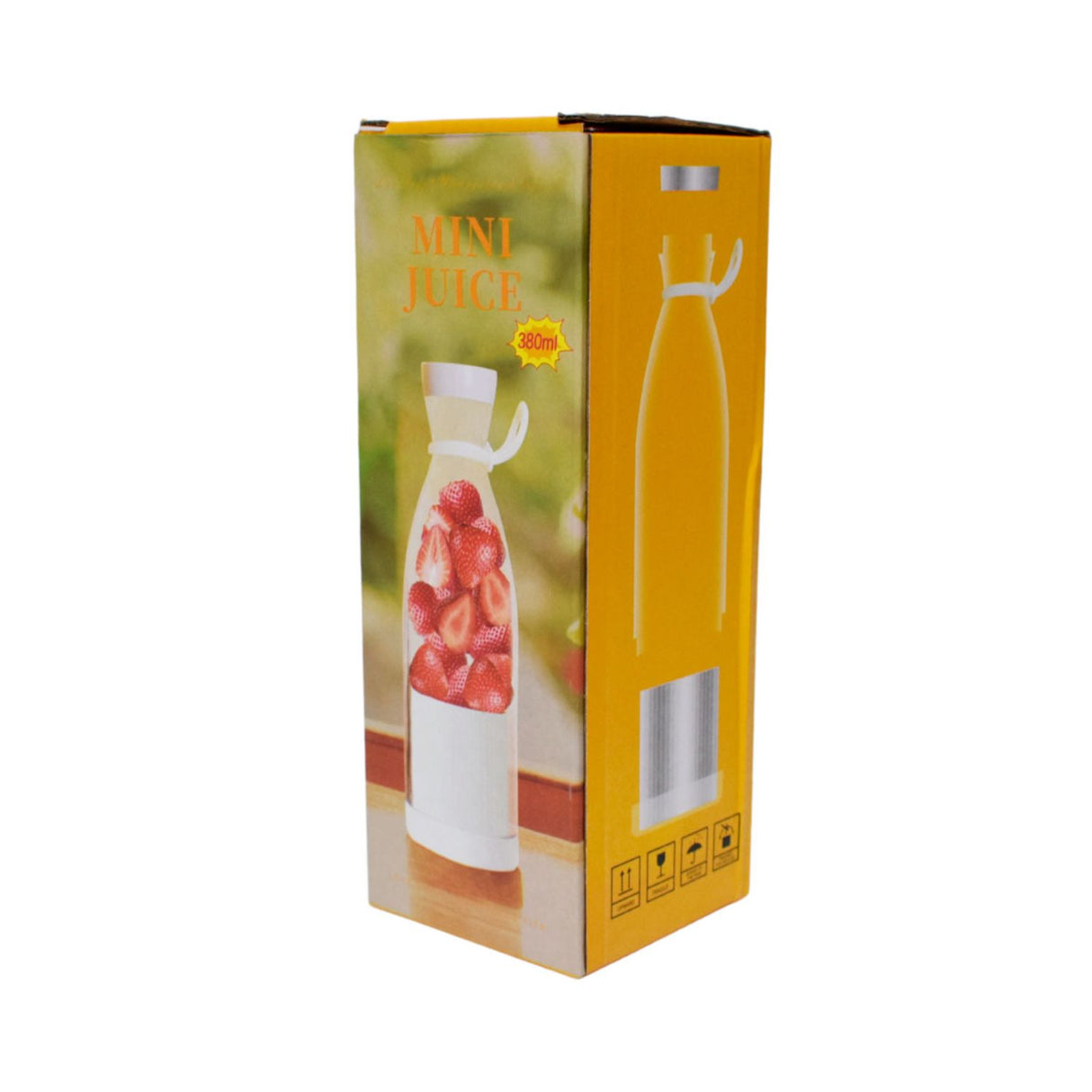 Compra la Botella Portátil Licuadora Recargable USB 380ml Blanca en Disparo.cl. Ideal para batidos y jugos frescos, fácil de usar y limpiar. ¡Compra ahora!-3-1