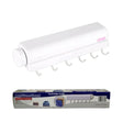 Colgador Ropa Pared Multifuncional Blanco Lineas Ropa Organiza tu espacio de forma eficiente y elegante. Descubre cómo mejorar tu hogar hoy mismo.-1-1