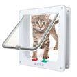 Puerta Mascotas Ajustable Pequeñas Ventana Transparente Facilita el acceso de tu mascota al exterior. Descubre la comodidad y compra ahora.-1-1