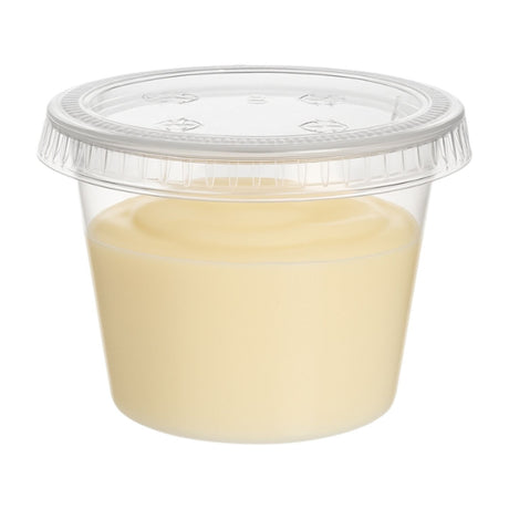 Set 10 Envases Plastico 14mL Salsa Desechable Comida. Tapa segura para delivery y degustaciones. Prácticos y apilables. ¡Compra ahora!-2