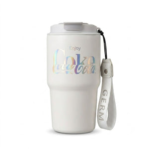 Vaso Térmico Coca-Cola GERM 590mL Acero Inoxidable Blanco