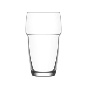 Set 6 Vasos Galata Apilable Bebidas Tragos 340mL Elegante