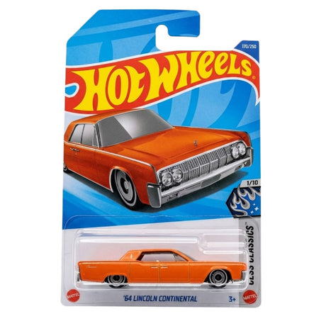Hot Wheels Auto '64 Lincoln Continental 170/250 HW Classics fondo blanco | Disparo.cl