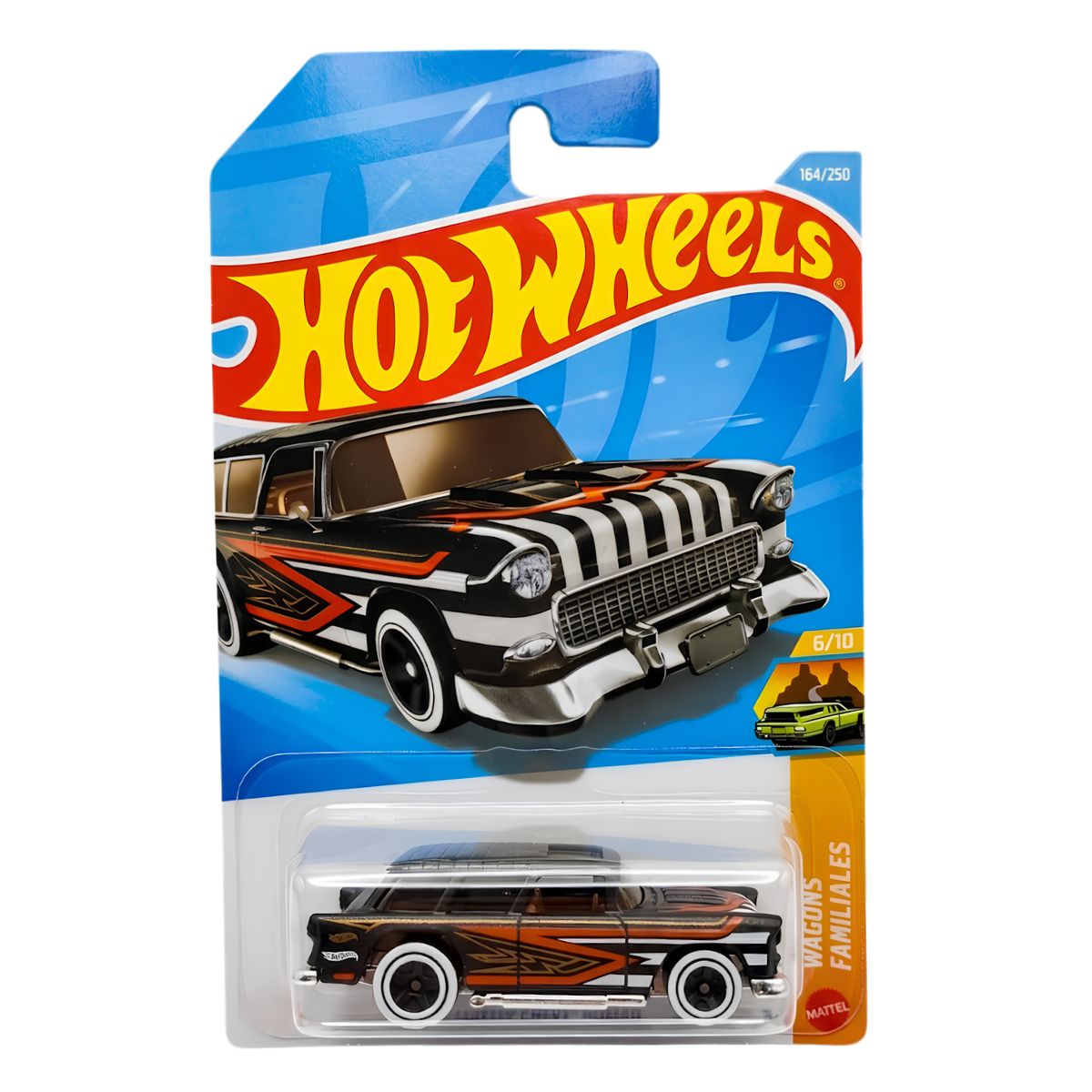 Hot Wheels Auto Classic '55 Nomad 164/250 Wagons Fondo blanco | Disparo.cl