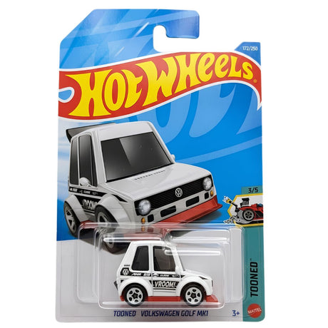 Hot Wheels Auto Tooned Volkswagen Golf MK1 172/250 Tooned Fondo blanco| Disparo.cl