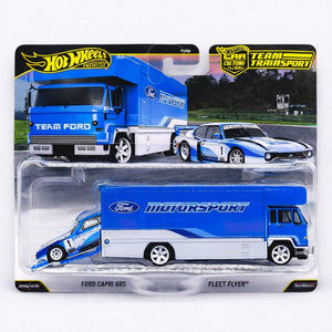 Hot Wheels Premium Ford Capri Gr5 Team Transport Mattel | Disparo.cl