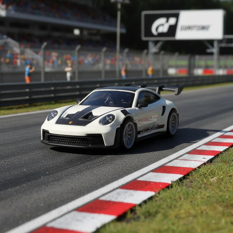 Hot Wheels Premium Porsche 911 GT3 RS Gran Turismo en pista | Disparo.cl