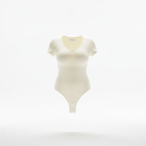 Body Manga Corta Colaless 3XL 4XL Mantequilla