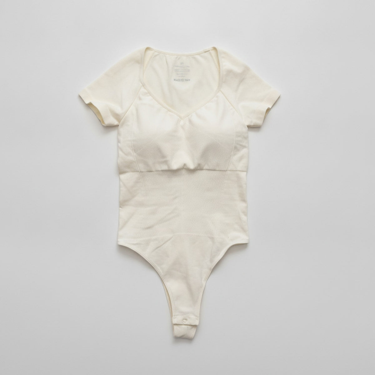 Body Manga Corta Colaless Mantequilla XL/XXL MADAME SKIN