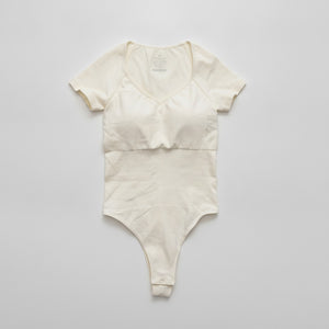 Body Manga Corta Colaless Mantequilla XL/XXL MADAME SKIN