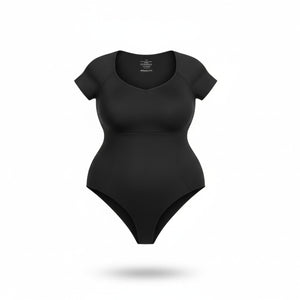 Body Manga Corta Colaless 3XL/4XL Negro Madame Skin
