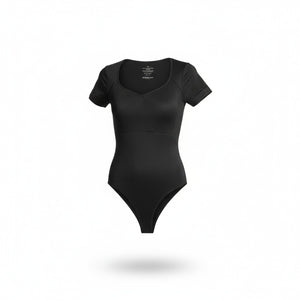 Body Manga Corta Colaless M L Negro Madame Skin