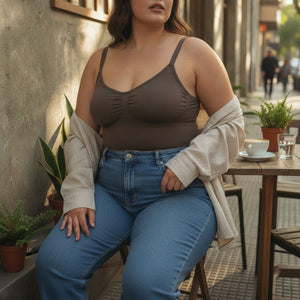 Body Tirantes Colaless 3XL/4XL Café