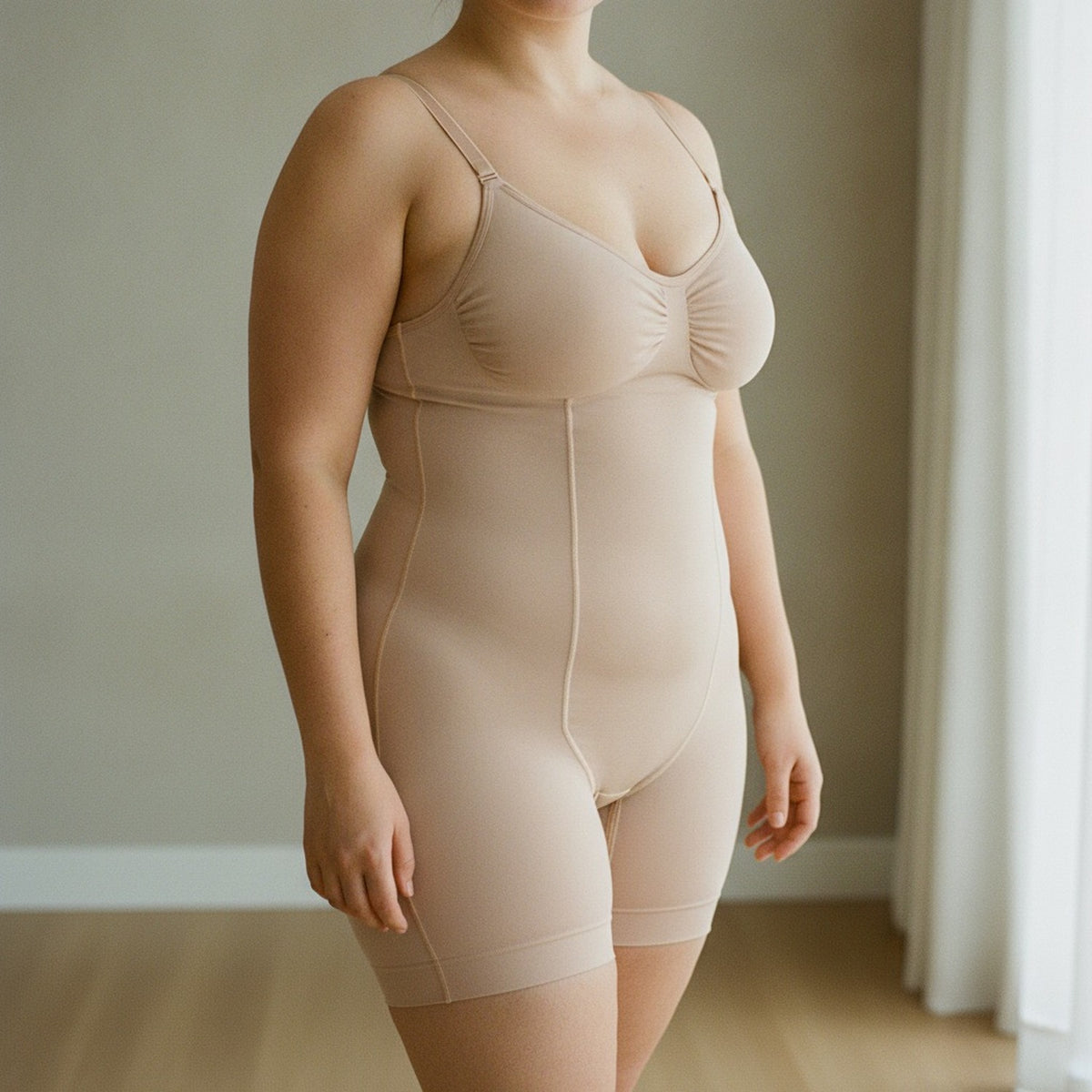 Body Reductores Tirantes Pantaleta Beige XL XXL