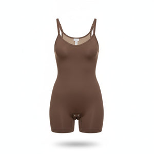 Body Reductor Pantaleta Tirantes Madame Skin M/L Café