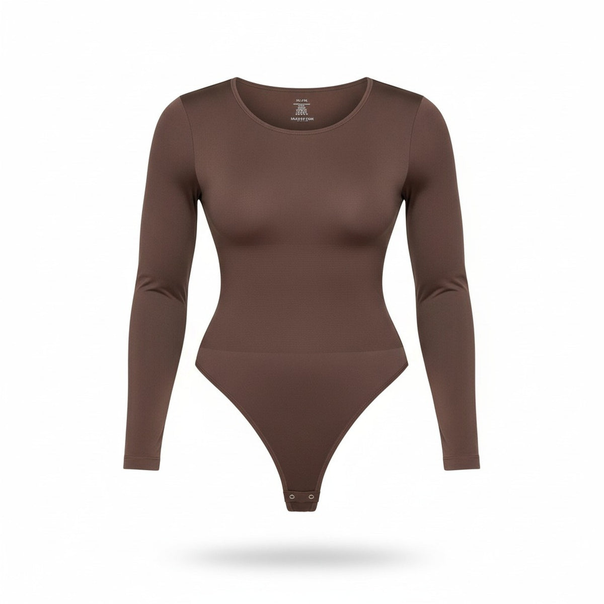 Body Moldeador Manga Larga Colales 3XL 4XL Café Marrón