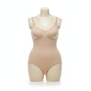 Body Calzón Moldeador Tirantes Beige 3XL 4XL