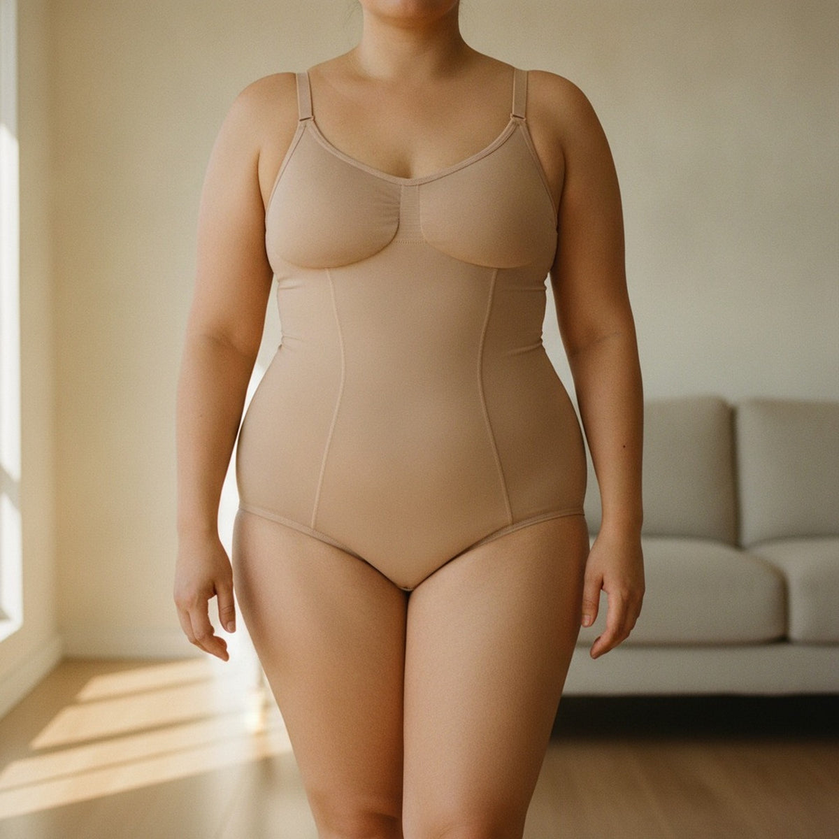 Body Calzón Moldeador Tirantes Beige XL/XXL Madame Skin