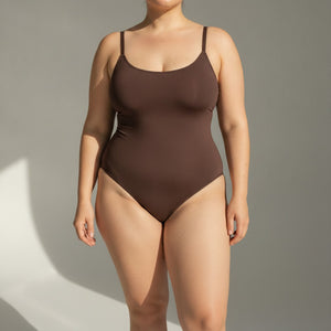 Body Calzón Tirantes Modelador Marrón Talla XL/XXL