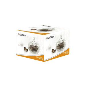 Bombonera Azucarero Diamante Vidrio Templado Allegra Bowl