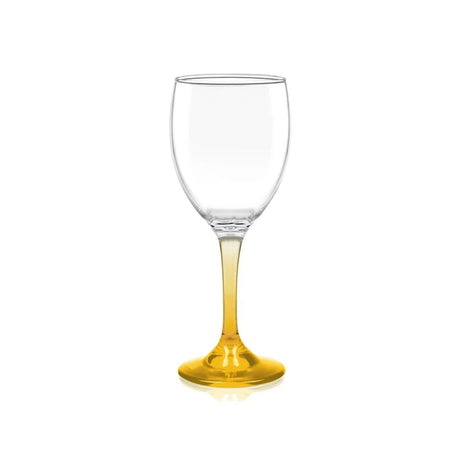 Display 6 Copas Vino Versalles Pie Color 300cc Multicolor