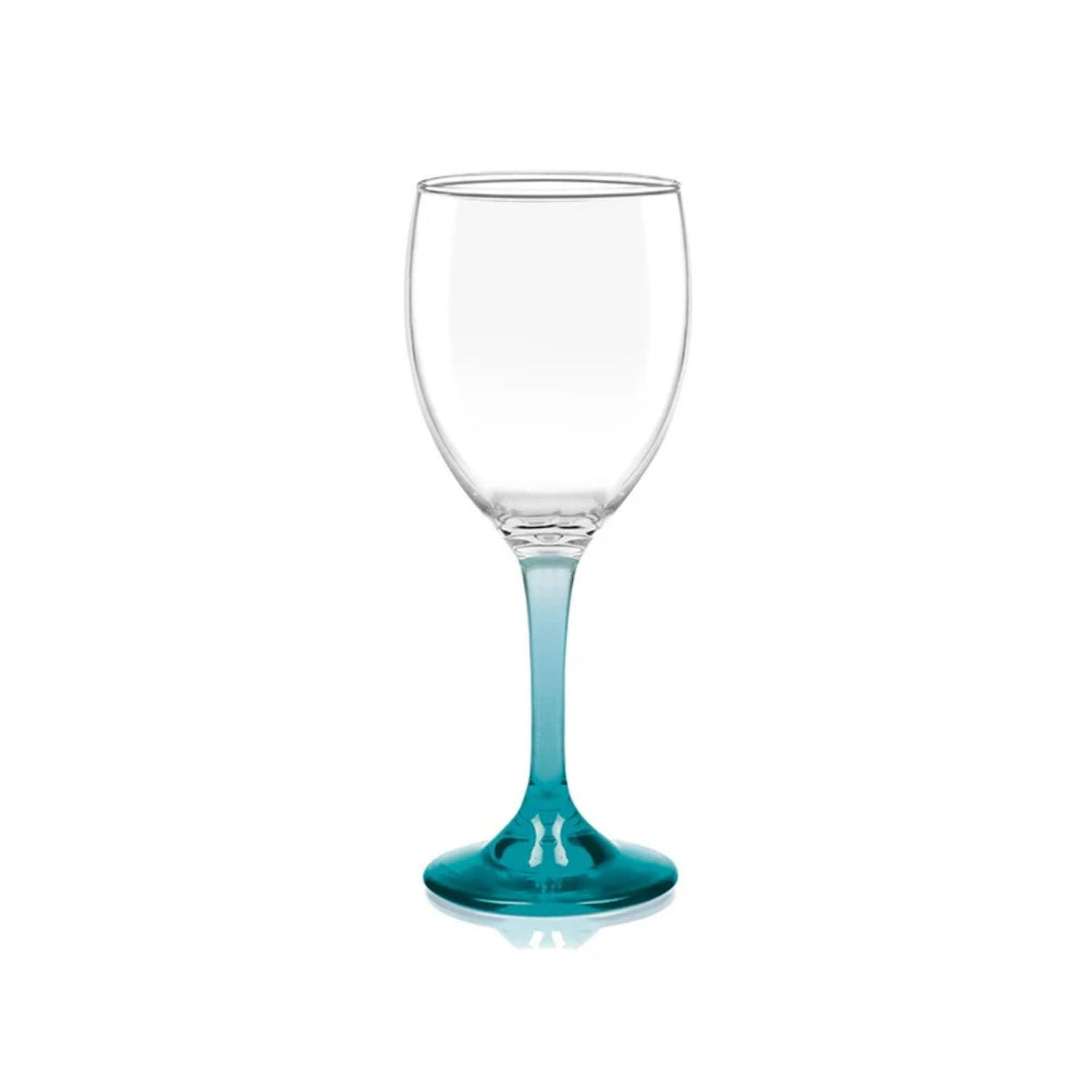 Display 6 Copas Vino Versalles Pie Color 300cc Multicolor