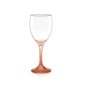 Display 6 Copas Vino Versalles Pie Color 300cc Multicolor
