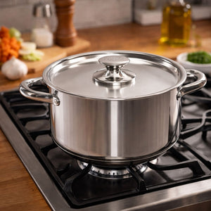 Cacerola Acero Inoxidable 24cm 5.7L Inducción