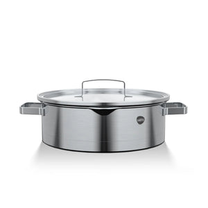 Cacerola Acero Inoxidable 24cm Tapa Inducción