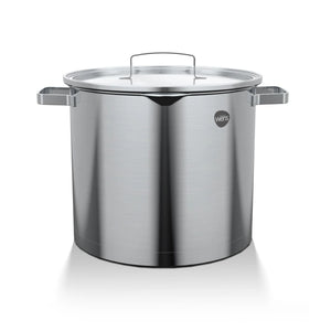 Cacerola Alta Acero Inoxidable 24cm Tapa Induccion