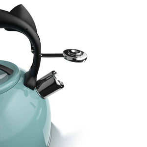 Tetera Acero Inoxidable Wens 3L Silbato Turquesa
