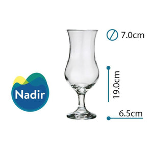 Set 6 Copas Windsor Cocktail 380 mL Vidrio Elegante Nadir